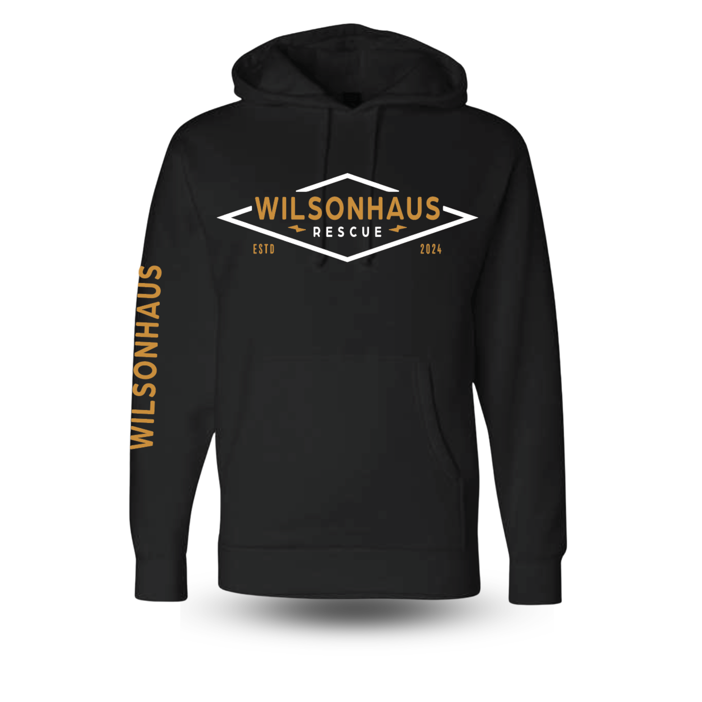 WilsonHaus Rescue Hoodie Diamond Logo
